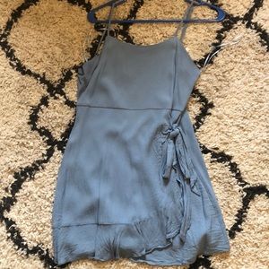Blue Wrap Dress